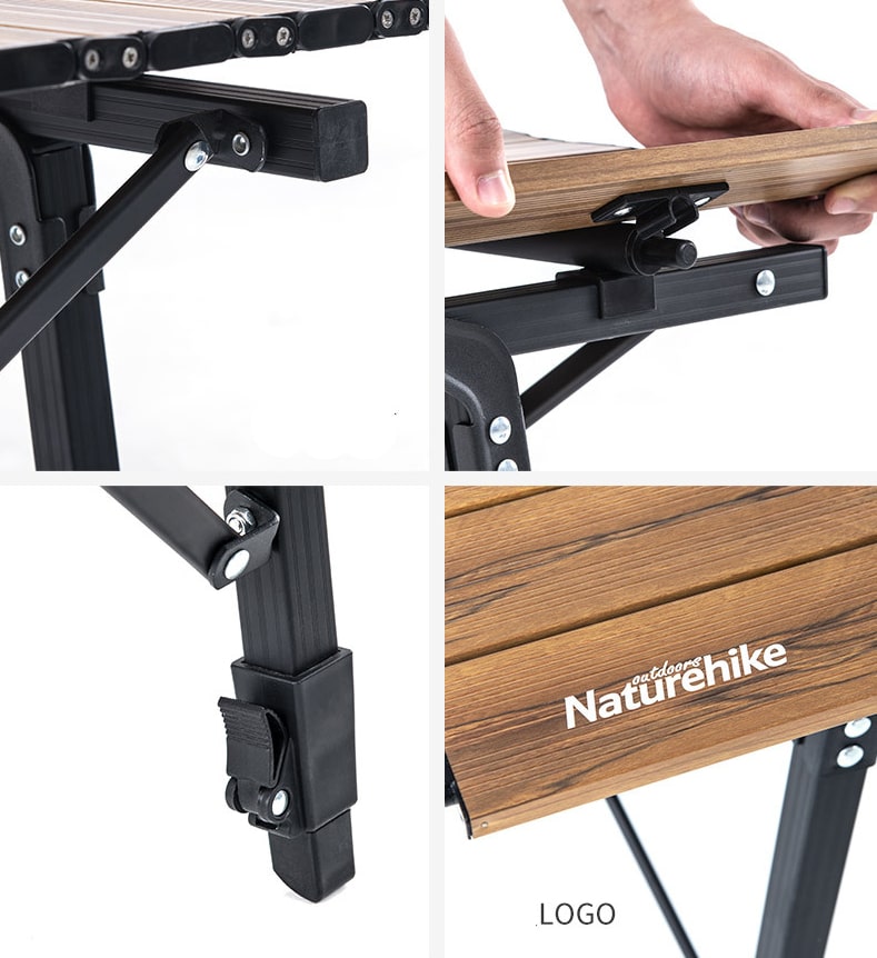 Bàn gấp dã ngoại Naturehike Portable Wooden Folding Table NH19Z003-D - 9537