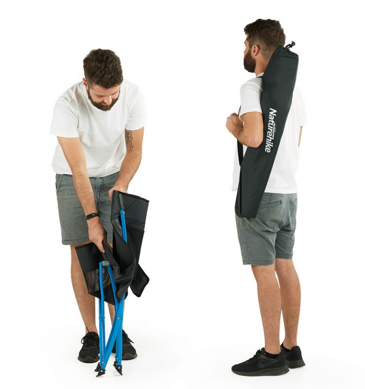 Ghế xếp có tựa lưng Naturehike Portable Folding Moon Chair NH18X004-Y - 9527