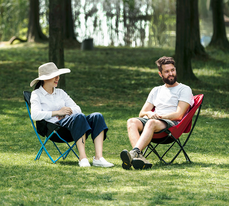 Ghế xếp có tựa lưng Naturehike Portable Folding Moon Chair NH18X004-Y - 9527