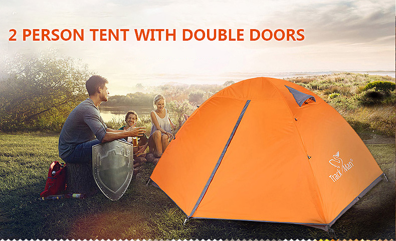 Lều du lịch 2 người 2 lớp Track Man TM1201 - Xanh lá – 8171 