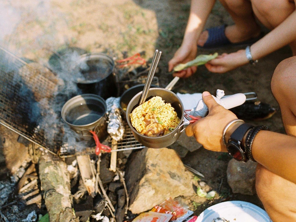 Cắm trại sinh tồn giữa rừng ở chân núi Tam Đảo7