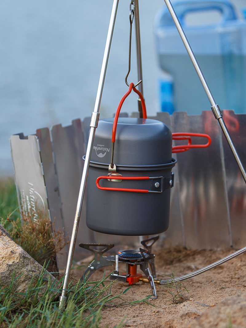 Bộ nồi dã ngoại Naturehike Outdoor Camping Cookware NH18T018-G - 9673