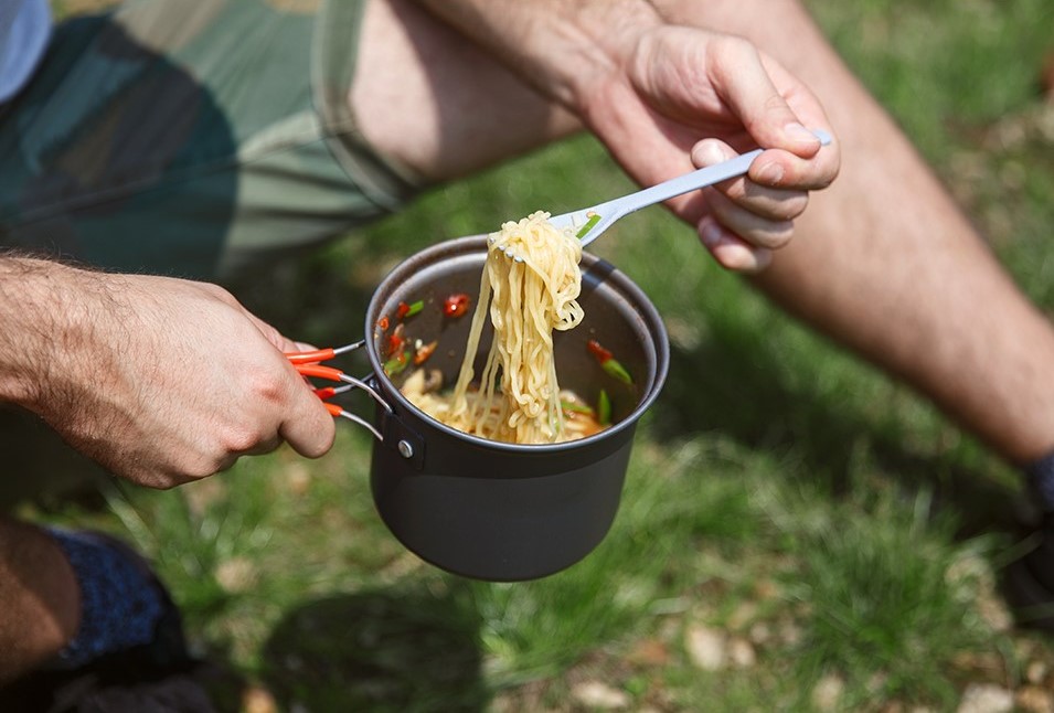 Bộ nồi dã ngoại Naturehike Ultralight Outdoor Camping Cookware NH15T401-G - 9670