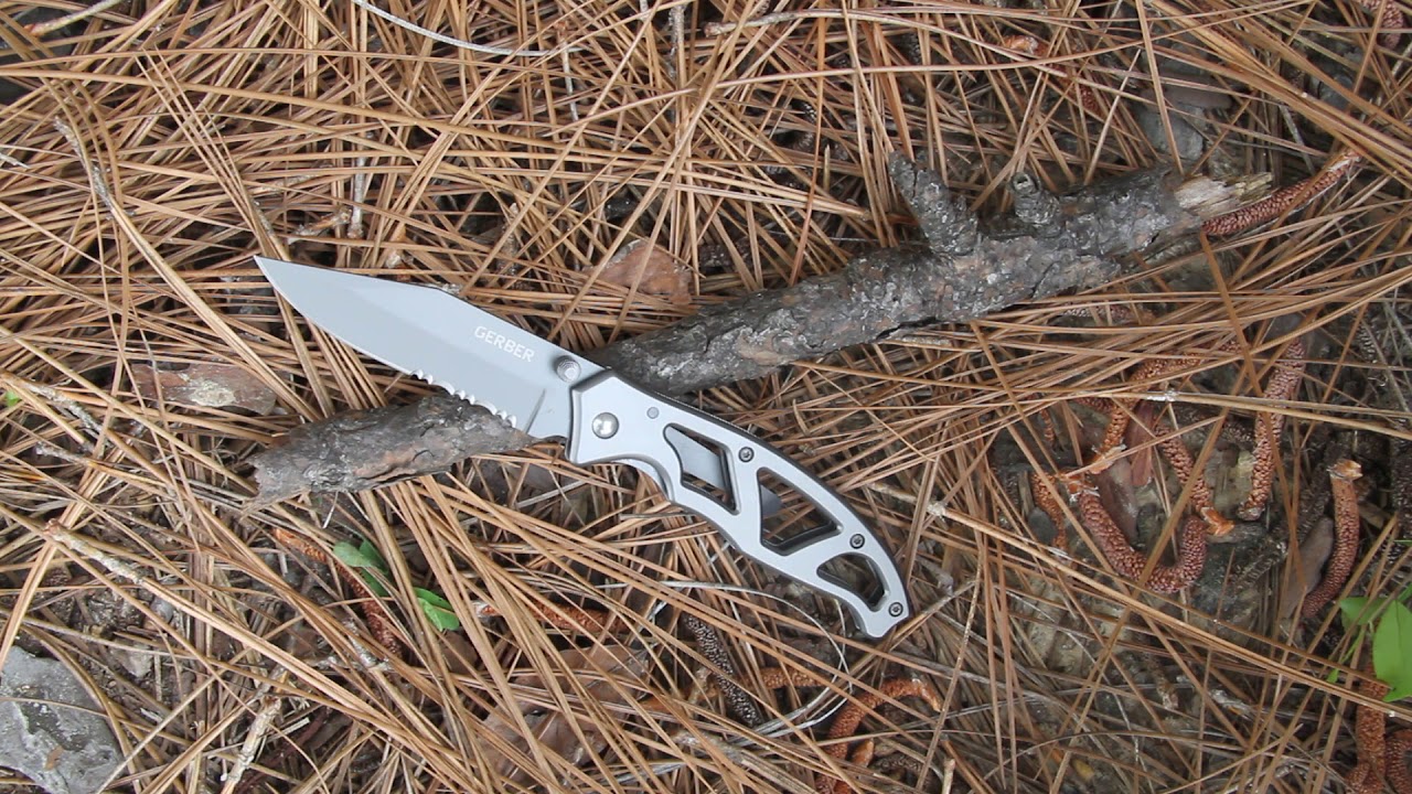 Dao xếp dã ngoại Gerber Paraframe I Stainless Serrated (22-48443) - 9494