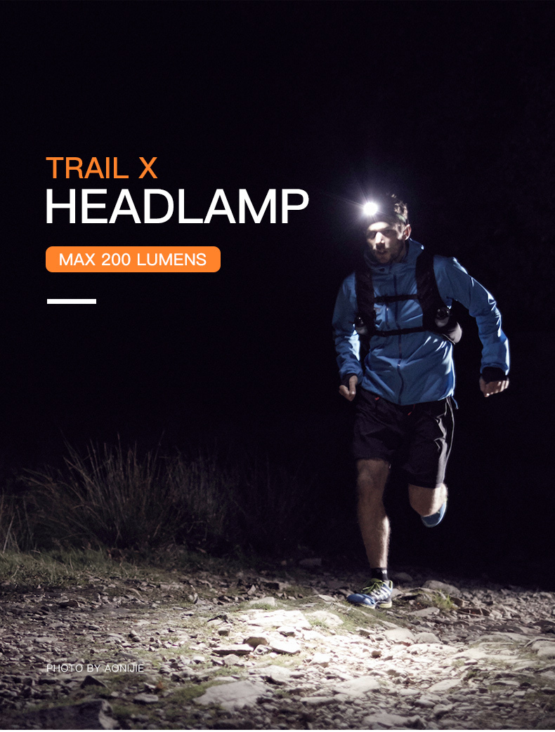 Đèn pin đeo trán chống nước pin AAA Aonijie Traix Headlamp E4031 - 9796