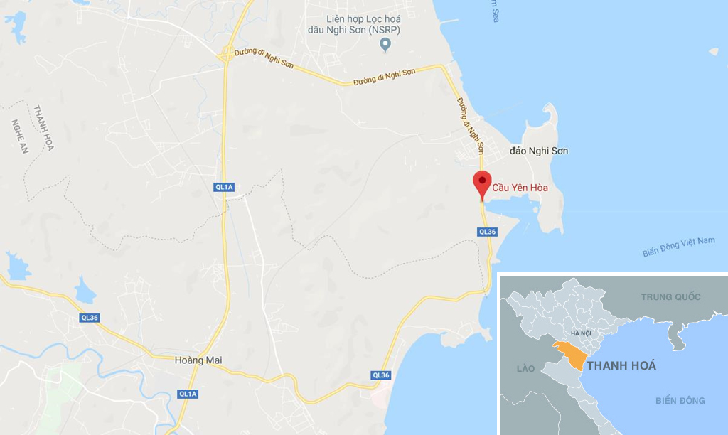 Cầu Yên Hòa ở Thanh Hóa bị xé toạc sau cơn bão số 2, 2 người đã tử vong