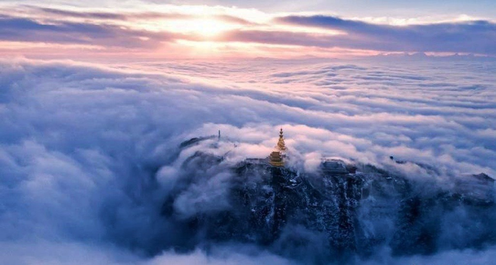 Một lần trong đời khám phá đỉnh Nga Mi kỳ vĩ vào mùa đông2