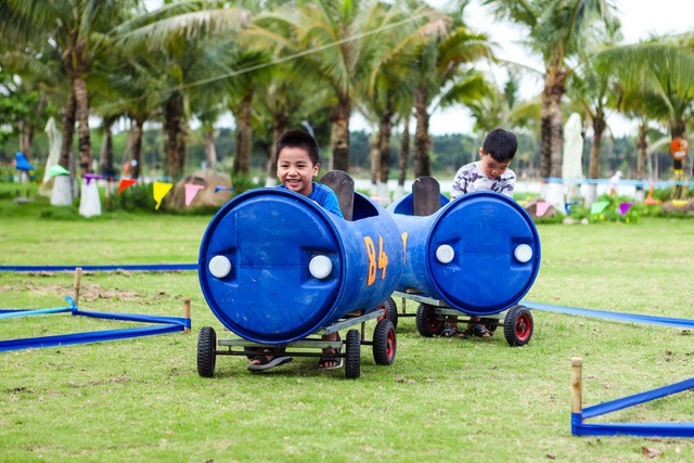 Trải nghiệm cắm trại qua đêm giữa không gian xanh KĐT Ecopark2