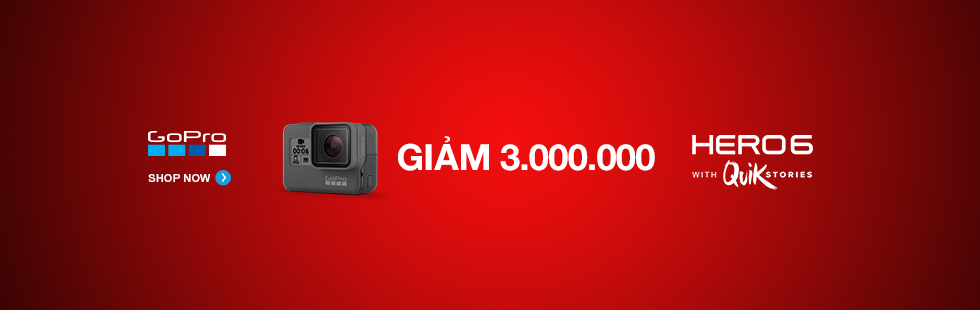 Sắm Hero6 hôm nay - Giảm ngay 3.000.000 VNĐ