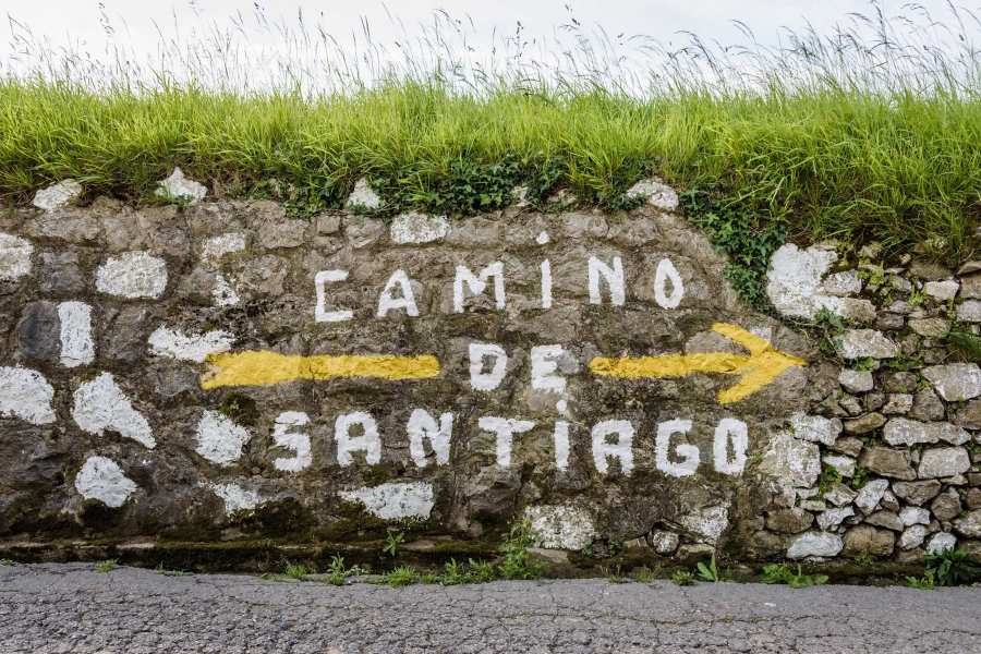 Biển chỉ đường Camino de Santiago