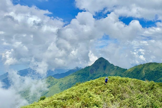 Một phần cung đường chạy cự ly 100miles của VMM 2022. Ảnh: Vietnam Trail Series